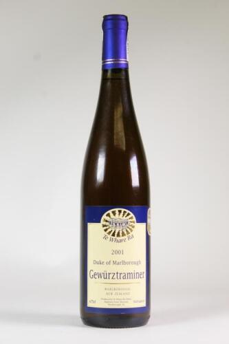(1) 2001 Te Whare Ra Duke of Marlborough Gewurztraminer, Marlborough