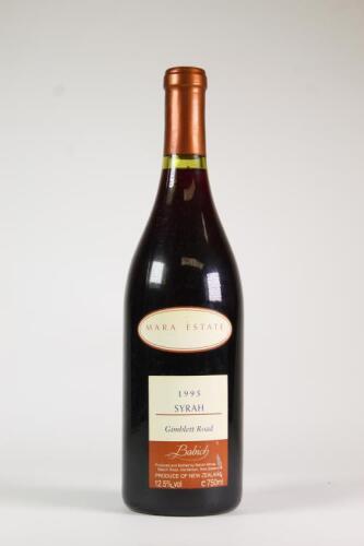 (1) 1995 Babich Mara Estate Syrah, Hawkes Bay