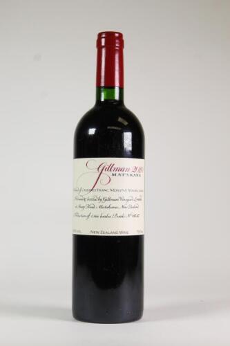 (1)&nbsp;2010 Gillman Cabernet Franc/Merlot/Malbec, Matakana&nbsp;