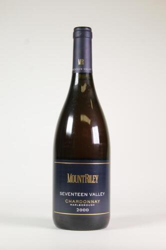 (1) 2000 Mount Riley Seventeen Valley Chardonnay, Marlborough