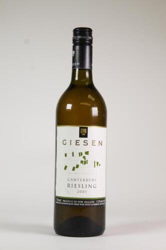 (1) 2001 Giesen Riesling, Canterbury