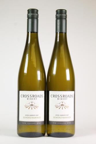 (2) 2006 Crossroads Gewurztraminer, Hawkes Bay