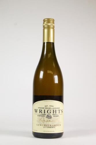 (1) 2011 Wright's Reserve Gewurztraminer, Gisborne