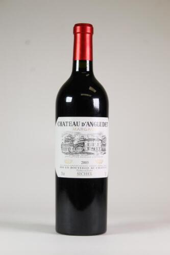 (1) 2003 Chateau d'Angludet, Margaux