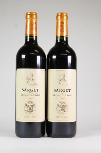 (2) 2009 Sarget de Gruaud Larose, St Julien
