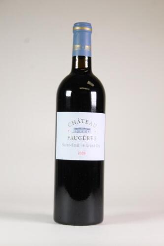 (1) 2009 Chateau Faugeres, St Emilion