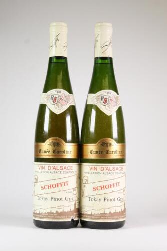 (2) 1995 Schoffit Cuvee Caroline Tokay Pinot Gris