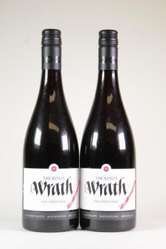 (2) 2016 Marisco The King's Wrath Pinot Noir, Marlborough