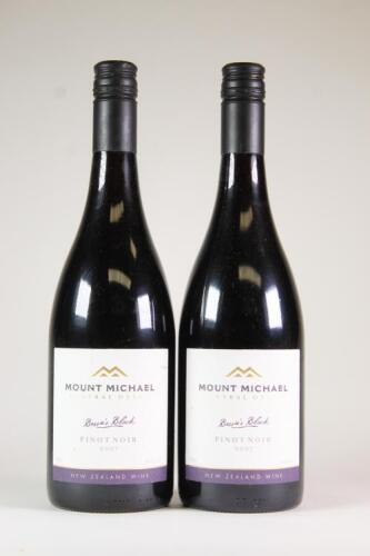 (2) 2007 Mount Michael Bessie's Block Pinot Noir, Central Otago