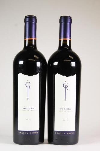 (2) 2013 Craggy Range Sophia, Gimblett Gravels*