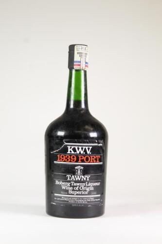 (1) 1939 KWV Boberg Superior Tawny Port, South Africa