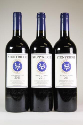 (3) 2011 Stonyridge Vineyard Larose, Waiheke