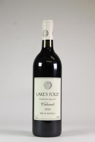 (1) 2010 Lake's Folly Cabernets, Hunter NSW