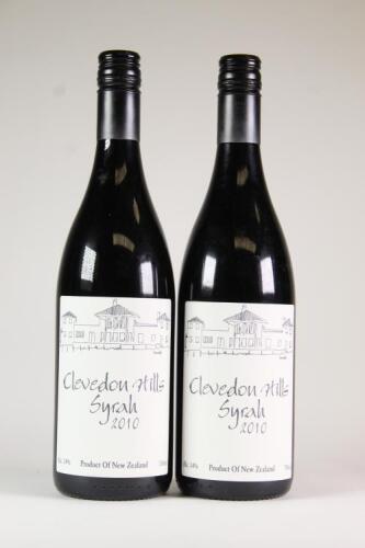 (2) 2010 Clevedon Hills Syrah, Clevedon