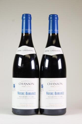 (2) 2006 Chanson Pere & Fils Vosne Romanee Les Suchots 1er Cru, Cote de Nuits