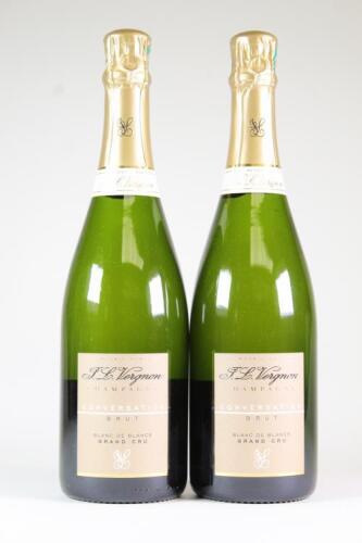 (2) 2014 JL Vergnon Conversation Grand Cru Blanc de Blancs Grand Cru *