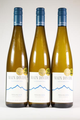 (3) 2016 Main Divide Riesling, Canterbury