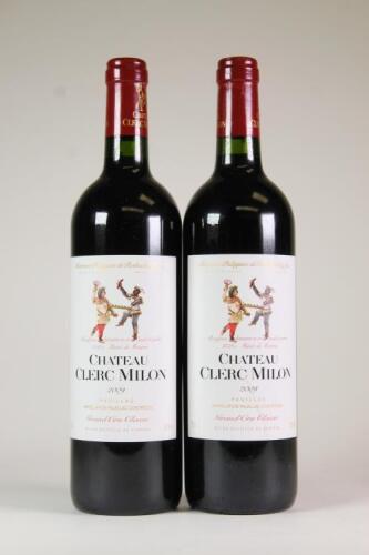 (2) 2009 Chateau Clerc Milon, Pauillac 5eme Cru Classe