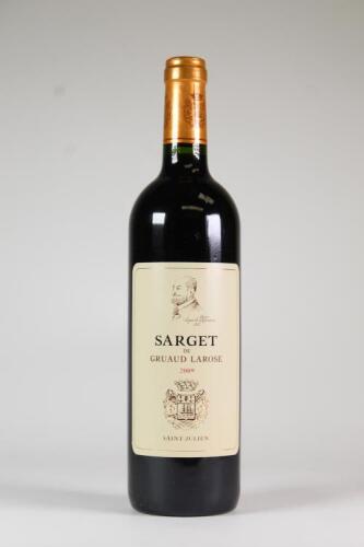 (1) 2009 Larose Sarget de Gruaud Larose, St Julien
