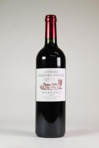 (1) 2005 Chateau Durfort-Vivens, Margaux 2eme Cru Classe