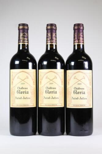 (3) 2009 Chateau Gloria, St Julien