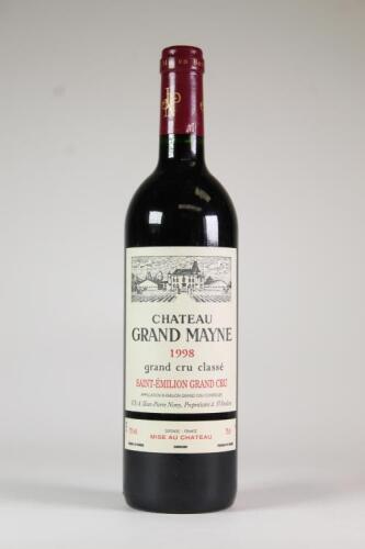 (1) 1998 Chateau Grand Mayne, St Emilion