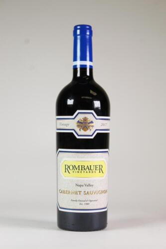 (1) 2017 Rombauer Cabernet Sauvignon, Napa