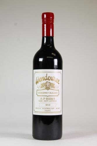 (1) 2012 AP Birks Wendouree Cabernet Sauvignon/Malbec, Clare SA
