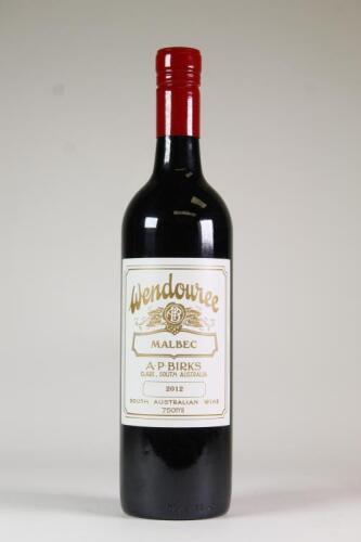 (1) 2012 AP Birks Wendouree Malbec, Clare SA