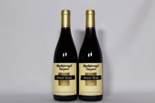 (2) 1998 Martinborough Vineyards Pinot Noir, Martinborough