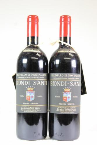 (2) 2004 Biondi Santi Tenuta Greppo Annata Brunello di Montalcino, Tuscany
