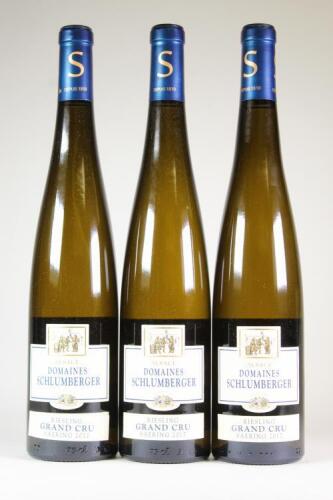 (3) 2017 Domaine Schlumberger Saering Riesling Grand Cru*