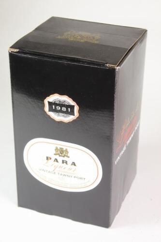 (1) 1981 Seppelts Para Vintage Tawny, South Australia