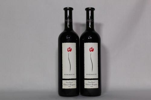(2) 1996 Rosemount Cabernet Sauvignon, Orange NSW