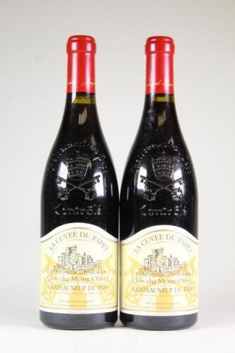 (2) 2006 Clos du Mont-Olivet La Cuvee du Papet Chateauneuf du Pape