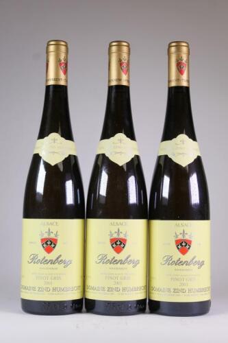 (3) 2001 Domaine Zind Humbrecht Rotenberg Pinot Gris