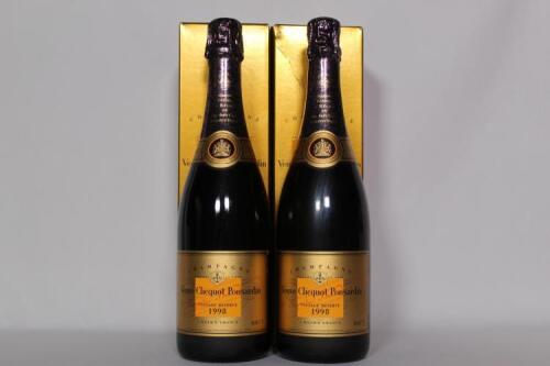 (2) 1998 Veuve Clicquot Ponsardin Vintage Brut