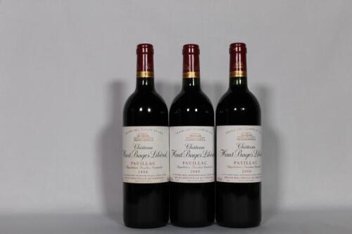 (3) 2000 Chateau Haut-Bages-Liberal, Pauillac