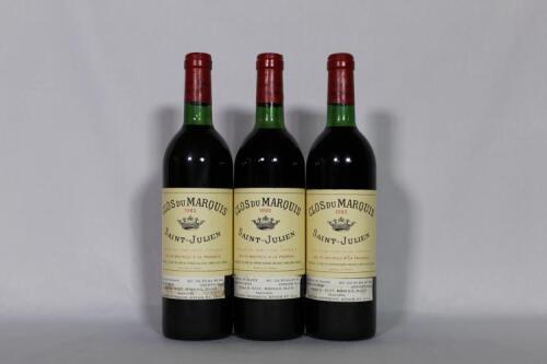 (3) 1983 Clos du Marquis, St Julien