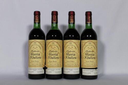 (4) 1982 Chateau Gloria, St Julien
