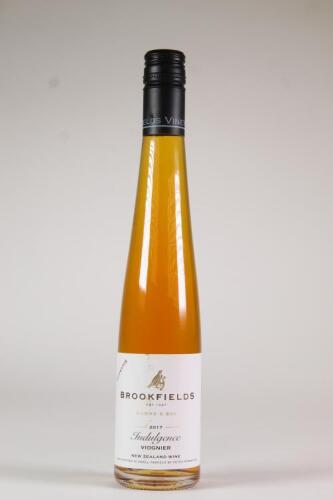 (1) 2017 Brookfields Indulgence Viognier 375ml, Hawkes Bay