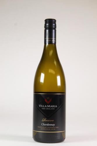 (1) 2018 Villa Maria Barrique Fermented Reserve Chardonnay, Gisborne