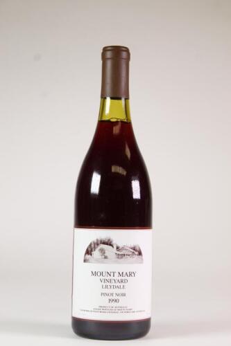 (1) 1990 Mount Mary Pinot Noir, Lilydale VIC