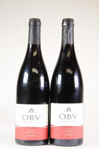 (2) 2008 Omaha Bay Vintners Syrah, Matakana