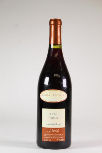 (1) 1995 Babich Mara Estate Syrah, Hawkes Bay