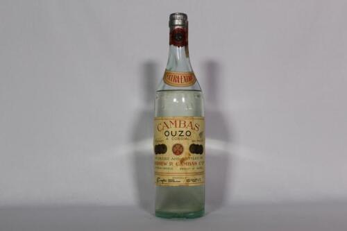 (1) Cambas Ouzo, Greece (1970s Bottling)