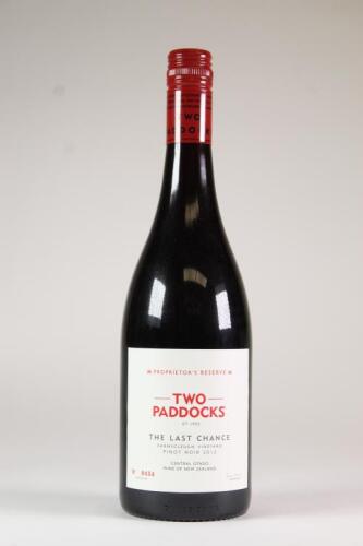 (1) 2012 Two Paddocks The Last Chance Pinot Noir, Earnscleugh