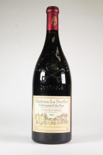 (1) 2005 Chateau La Nerthe Cuvee des Cadettes 1500ml Chateauneuf du Pape