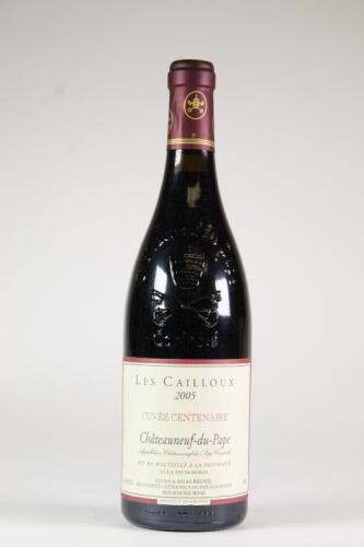 (1) 2005 Lucien et Andre Brunel Les Cailloux Cuvee Centenaire Chateauneuf du Pape