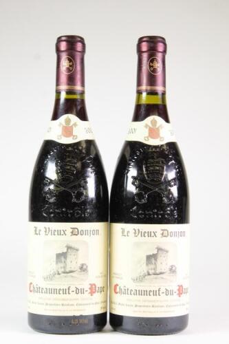 (2) 2001 Le Vieux Donjon Chateauneuf du Pape